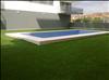 Piscina con borde colocado