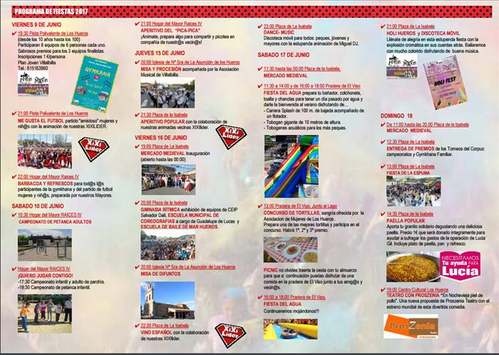 Programa Fiestas 2017