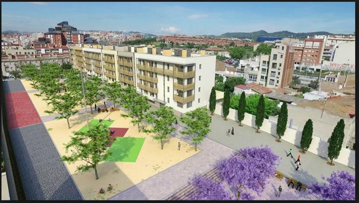 Falta arboles en la plaça