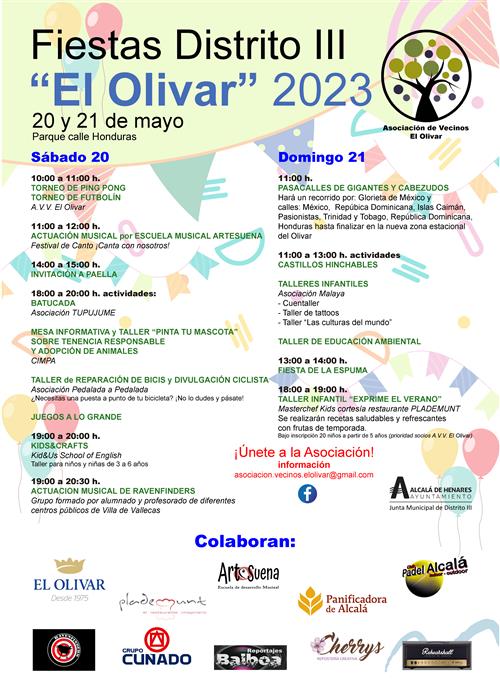 Nuestra asociación lleva 5 años trabajando por el bienestar de nuestra comunidad, y hemos logrado grandes avances gracias al esfuerzo y la dedicación de nuestros socios.  Tras el parón por el COVID y con el cambio de la junta directiva, ahora más que nunca necesitamos seguir mejorando nuestro entorno y conseguir que nuestro barrio sea un lugar mejor para todos. Por eso la nueva junta directiva que se hizo cargo en febrero se ha encontrado con unas fiestas que no había organizado nunca y ha apostado por que su vecindario pueda disfrutar después de este parón.  Gracias a la Concejalía de Distrito III al final se va a disfrutar de unas fiestas para que todas las edades puedan pasar un rato agradable.