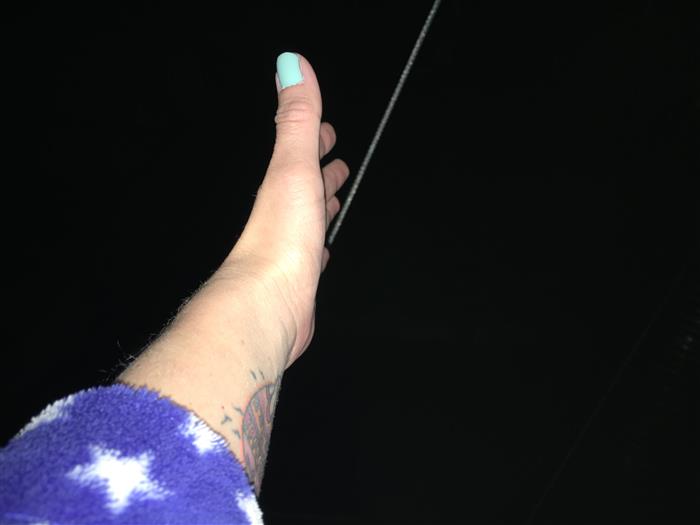 Casi puedo tocar uno de los cables