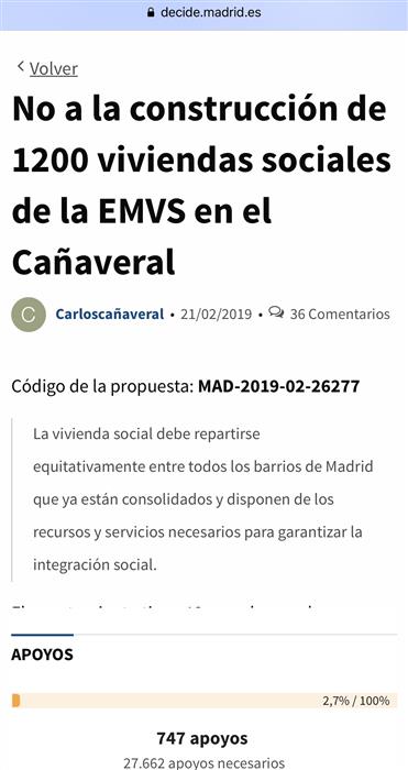 No sois capaces de votar para impedir la construcción de las viviendas EMVS como para movilizaros y hacer algo para impedir la destrucción del cañaveral!!!! Igual si os dais una vuelta por el ensanche de Vallecas veáis la cruda realidad de lo que parece que será el cañaveral 