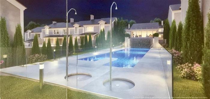 Valla de crustal piscina