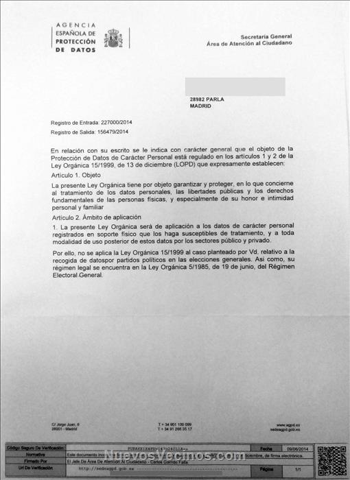 ...ya me ha respondido la AEPD...un poco defraudante, la verdad...