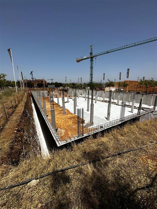 Imagen del avance de sotanos parquin 