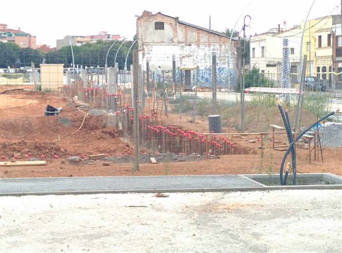 Finalización muro pantalla por bataches