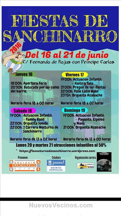 FIESTAS SANCHINARRO