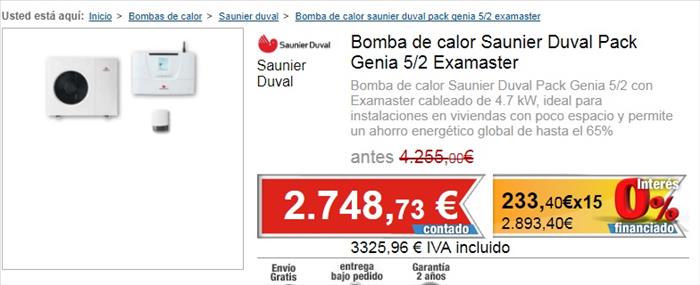 Oferta encontrada en Internet