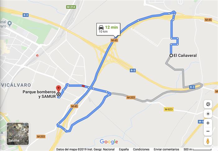 Parque de Bomberos y Samur el Cañaveral